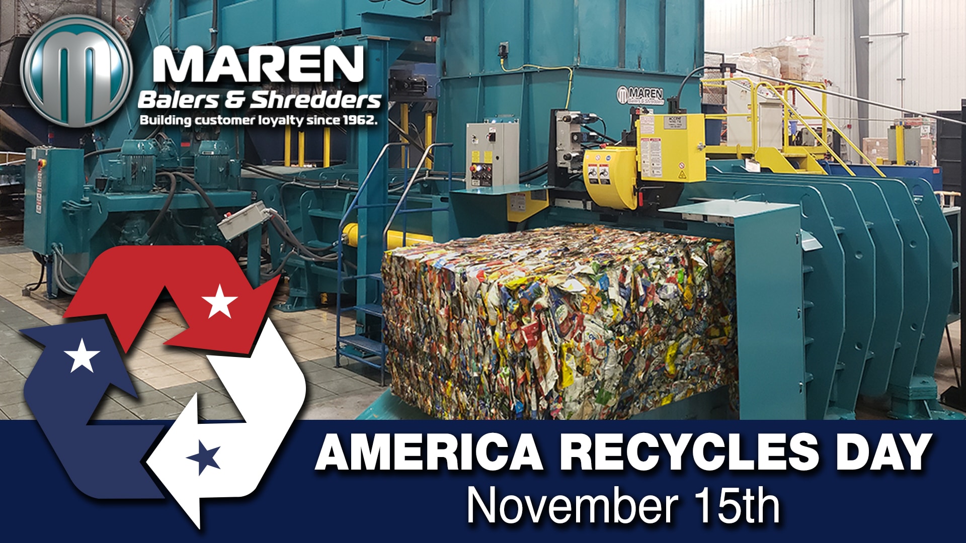 America Recycles Day - Maren Balers & Shredders